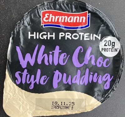 Ehrmann High Protein White Chocolate Style Pudding 200g