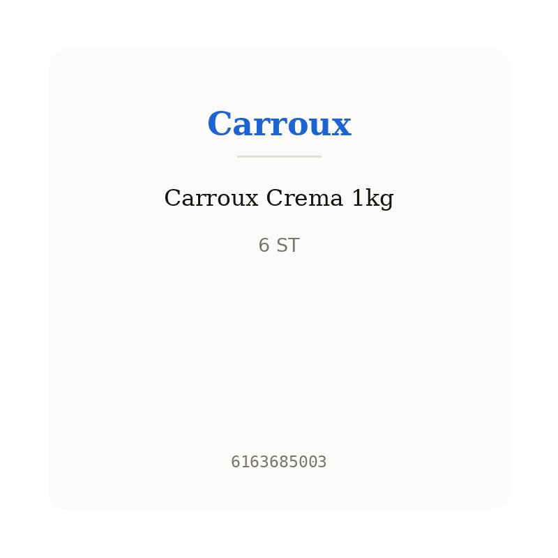 Carroux Crema 1kg