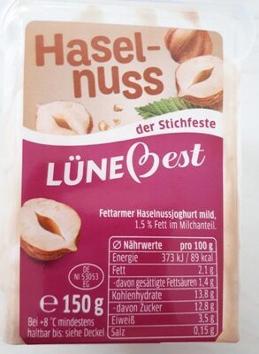 Lünebest Joghurt Haselnuss 1,5% 150g