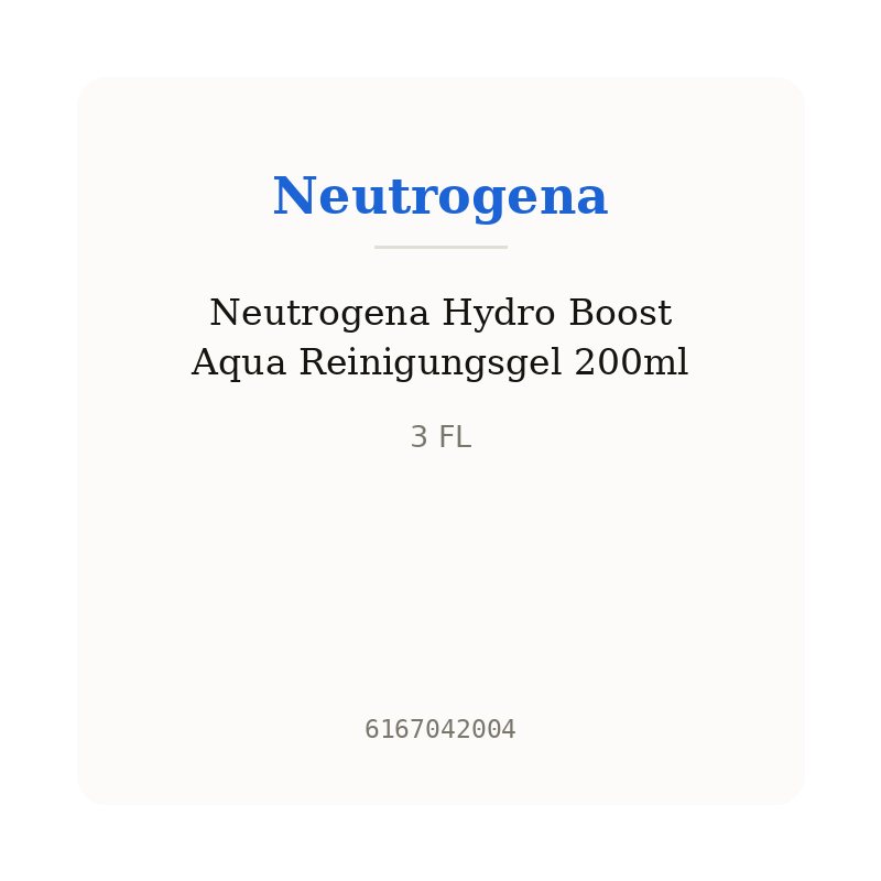 Neutrogena Hydro Boost Aqua Reinigungsgel 200ml