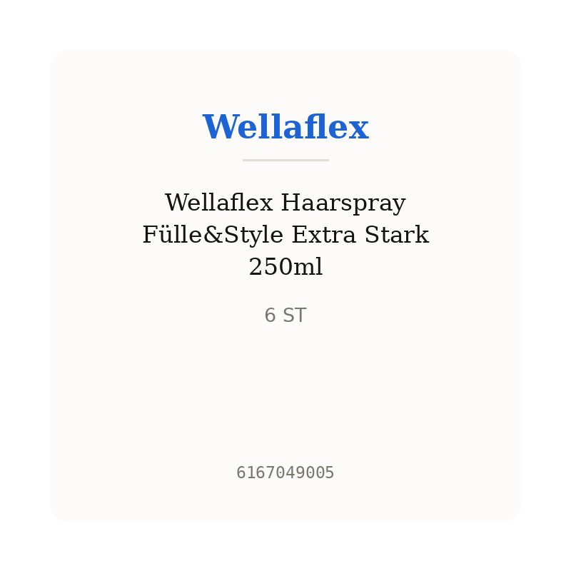 Wellaflex Haarspray Fülle&Style Extra Stark 250ml