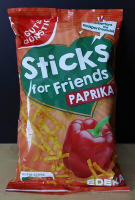GUT&GÜNSTIG Kartoffelsticks Paprika 125g