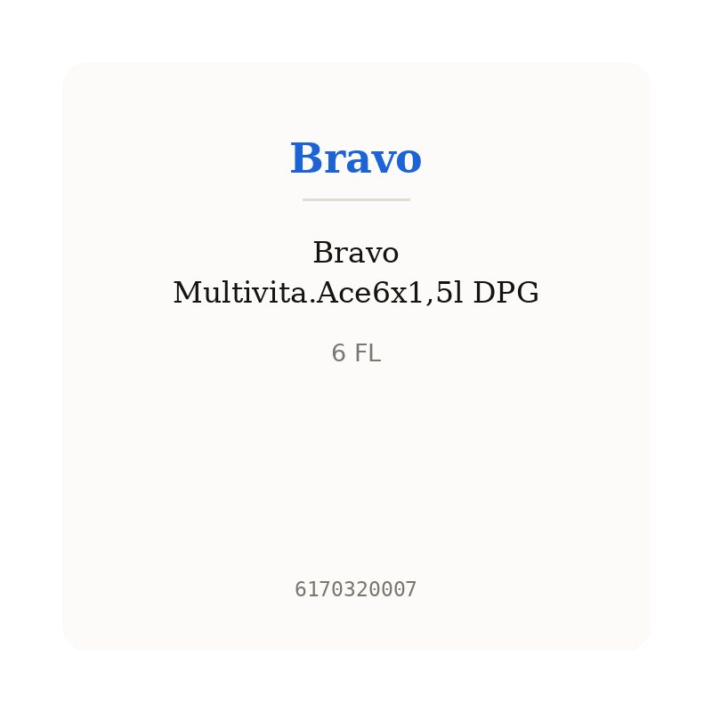 Bravo Multivita.Ace6x1,5l DPG