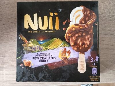 Nuii Caramelized Salted Almond&New Zealand Honey 3x90ml