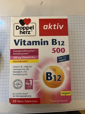Doppelherz Vitamin B12 500 30Tabletten 12,1g