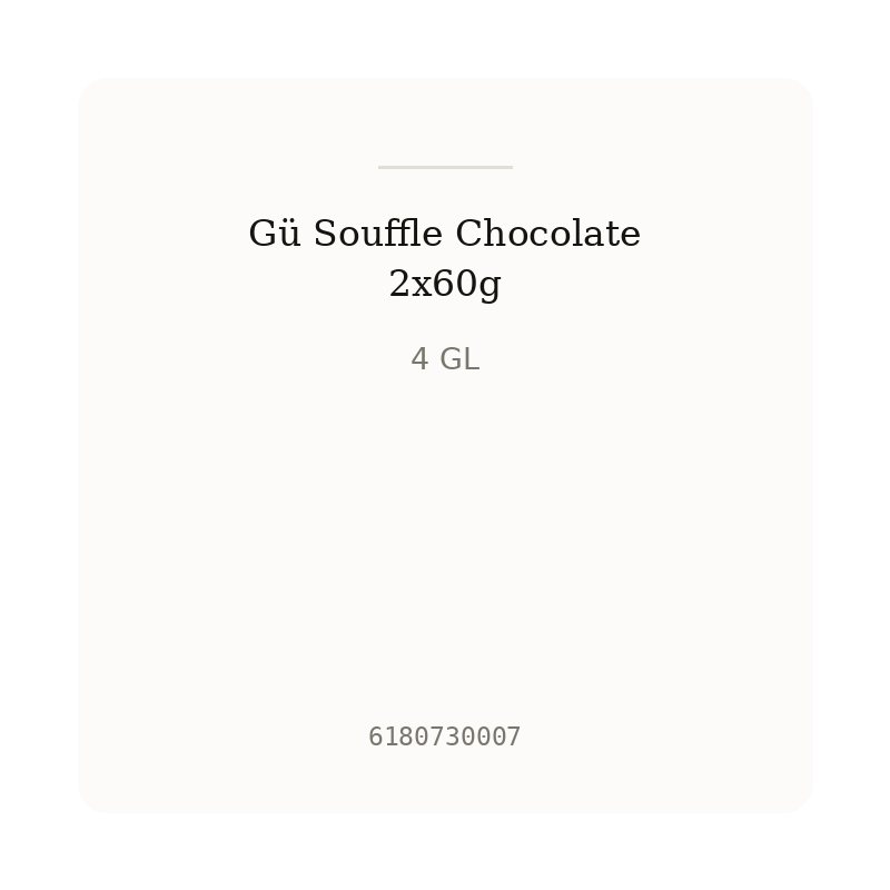 Gü Souffle Chocolate 2x60g