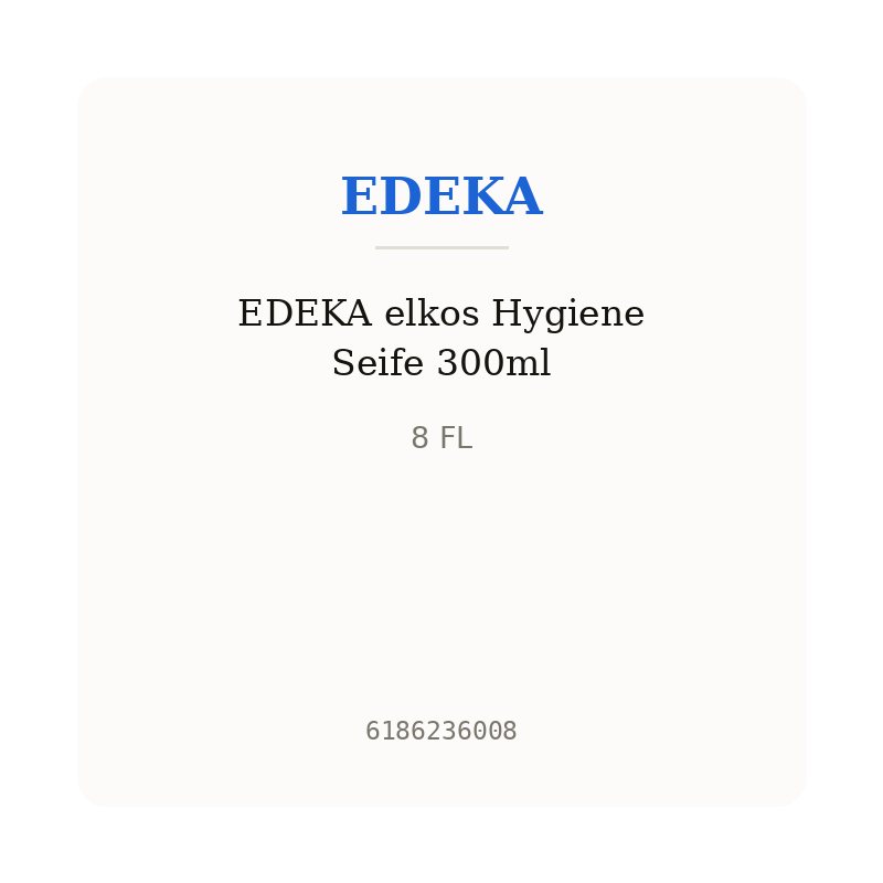 EDEKA elkos Hygiene Seife 300ml