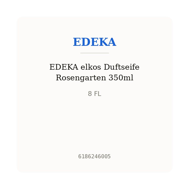 EDEKA elkos Duftseife Rosengarten 350ml