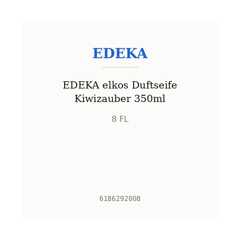 EDEKA elkos Duftseife Kiwizauber 350ml