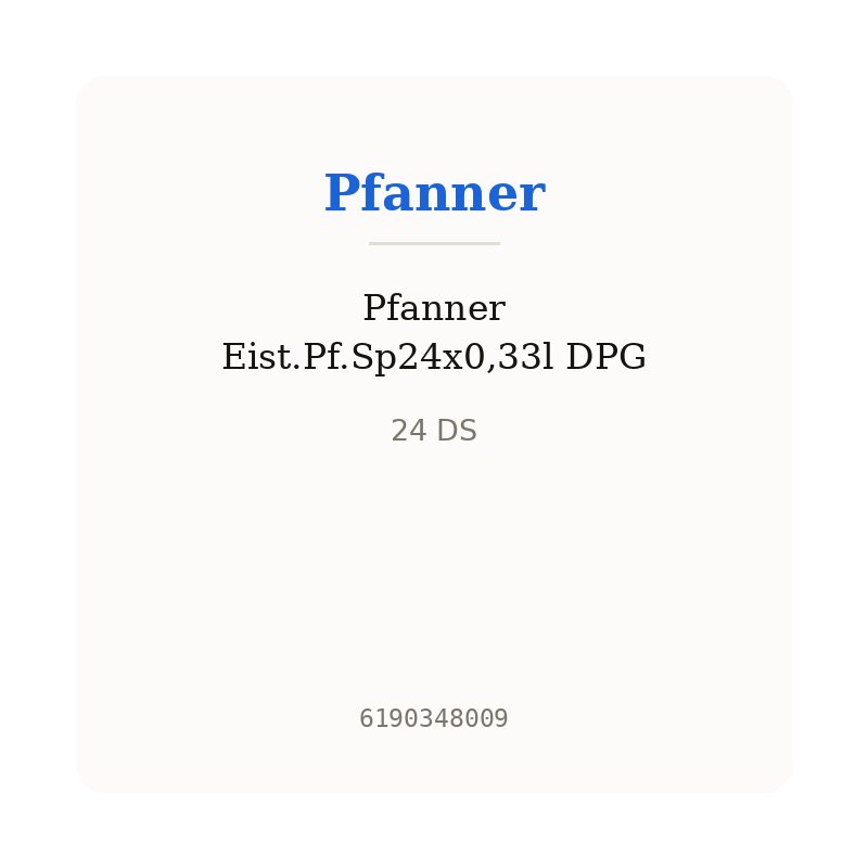 Pfanner Eist.Pf.Sp24x0,33l DPG