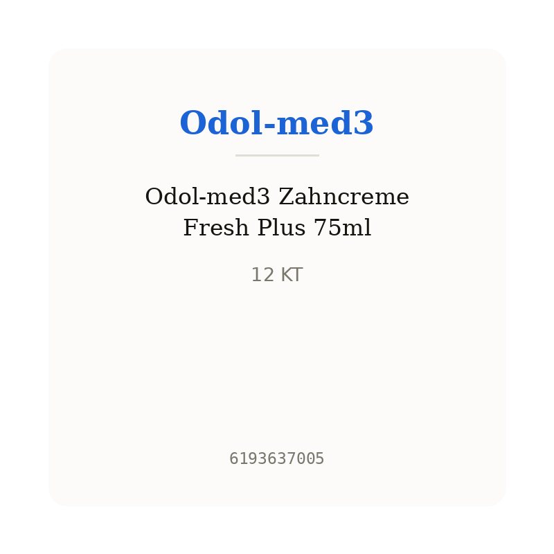 Odol-med3 Zahncreme Fresh Plus 75ml