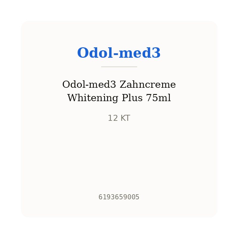 Odol-med3 Zahncreme Whitening Plus 75ml