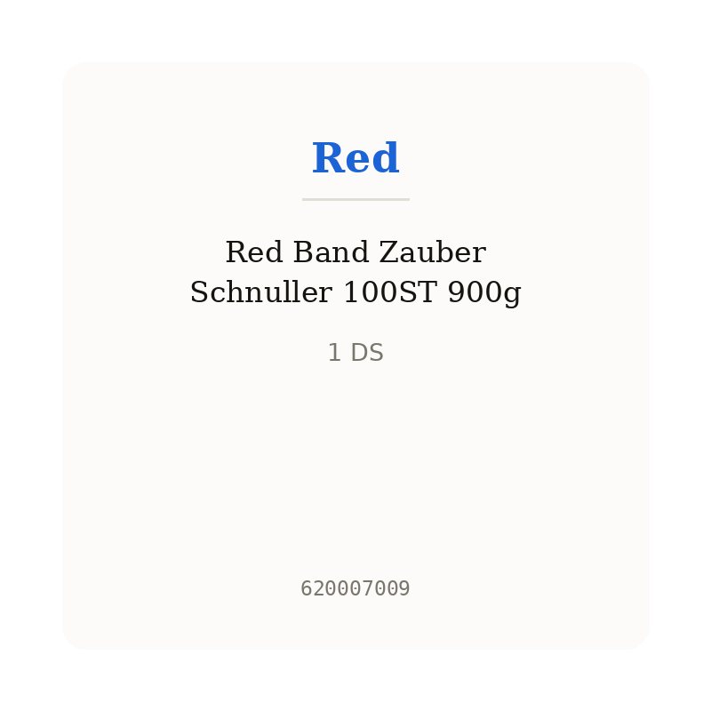 Red Band Zauber Schnuller 100ST 900g