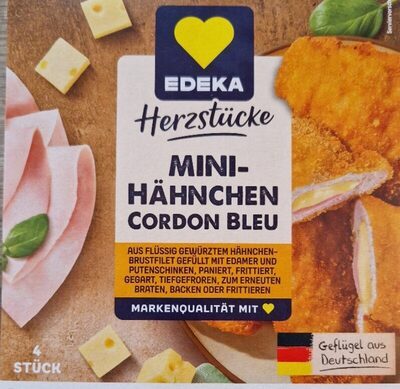 EDEKA Herzstücke Mini Hähnchen Cordon Bleu 400g VLOG QS ITW