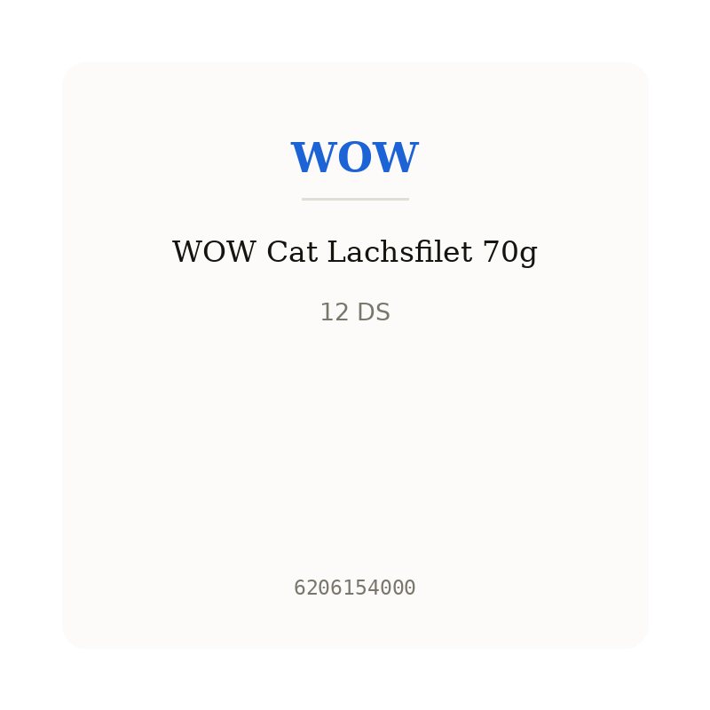 WOW Cat Lachsfilet 70g