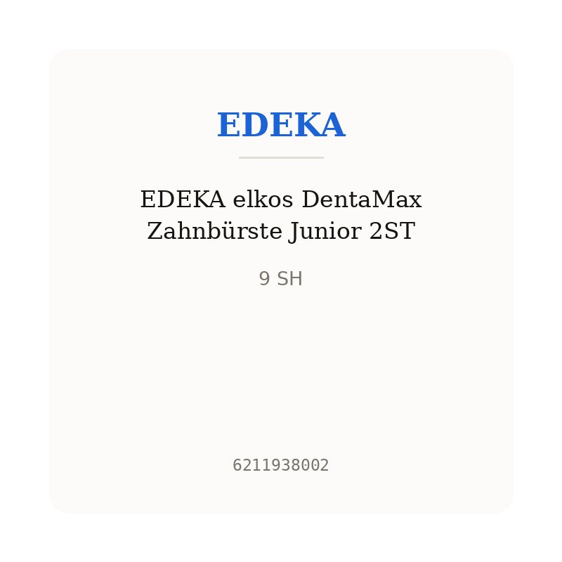 EDEKA elkos DentaMax Zahnbürste Junior 2ST