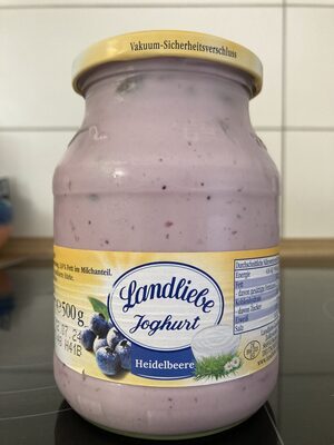 Landliebe Joghurt mit erlesenen Heidelbeere 3,8% 500g MW