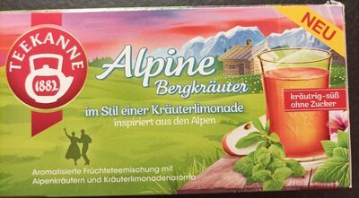 Teekanne Alpine Bergkräuter 18ST 36g