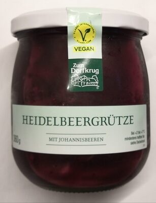 Zum Dorfkrug Heidelbeergrütze 360g