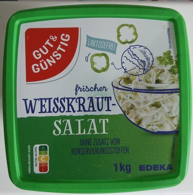 GUT&GÜNSTIG Frischer Weißkrautsalat 1kg