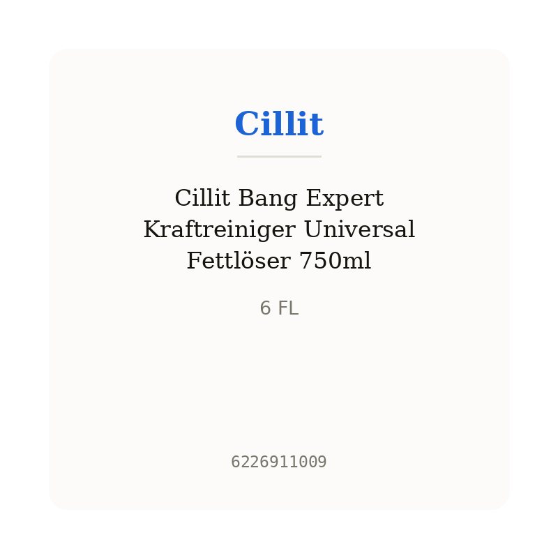 Cillit Bang Expert Kraftreiniger Universal Fettlöser 750ml