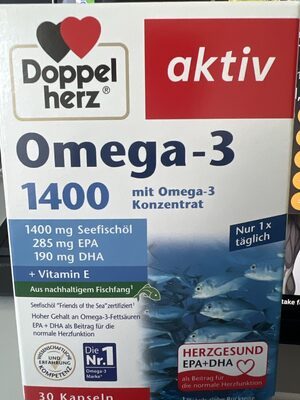 Doppelherz Omega-3 1400 30Kapseln 57,1g