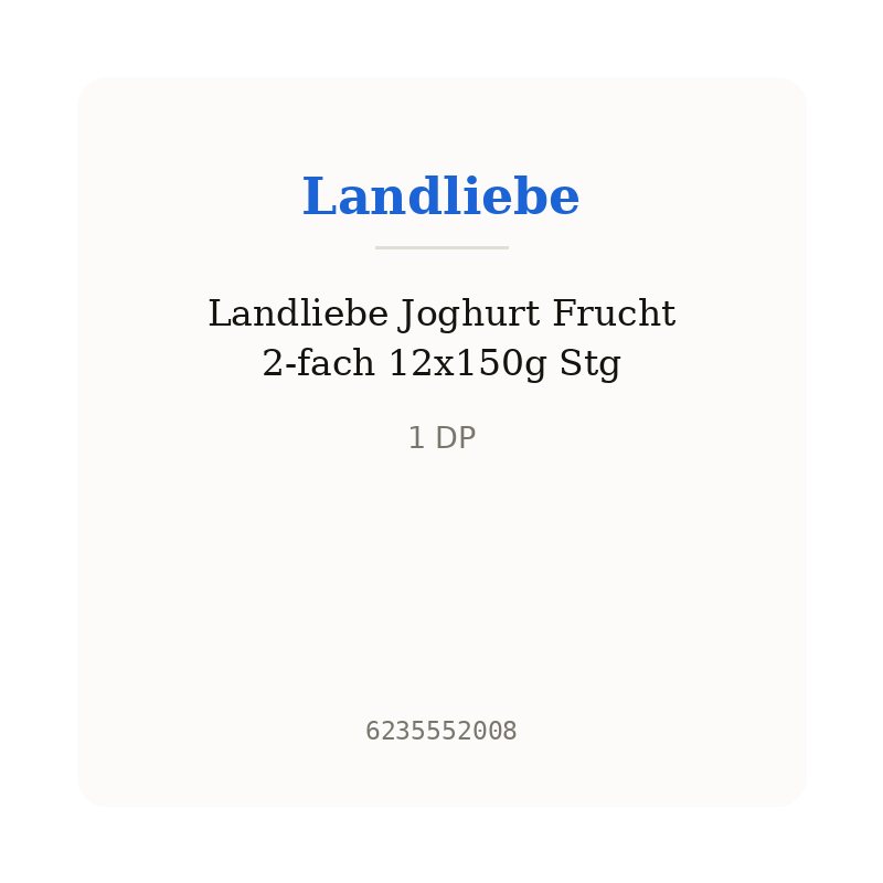 Landliebe Joghurt Frucht 2-fach 12x150g Stg