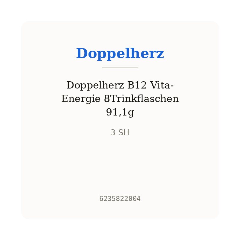 Doppelherz B12 Vita-Energie 8Trinkflaschen 91,1g