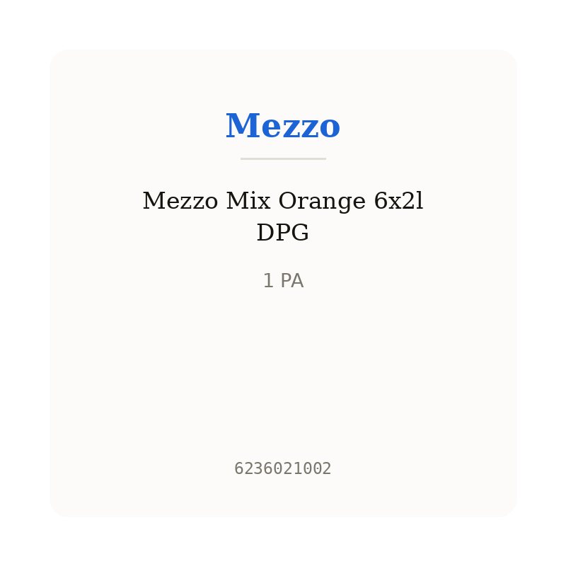 Mezzo Mix Orange 6x2l DPG