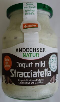 Demeter Andechser Natur Joghurt mild Stracciatella 3,8% 500g MW