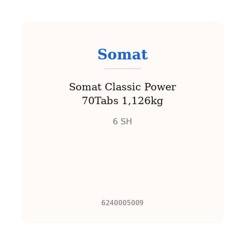 Somat Classic Power 70Tabs 1,126kg