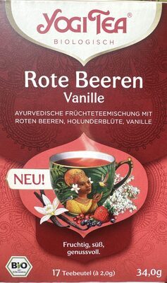 Bio Yogi Tea Rote Beeren Vanille 17ST 34g