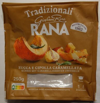 Rana Ravioli Kürbis mit karamellisierten Zwiebeln 250g