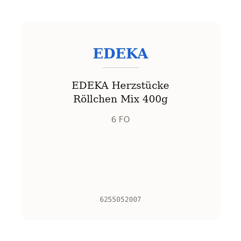 EDEKA Herzstücke Röllchen Mix 400g