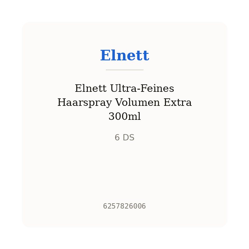 Elnett Ultra-Feines Haarspray Volumen Extra 300ml
