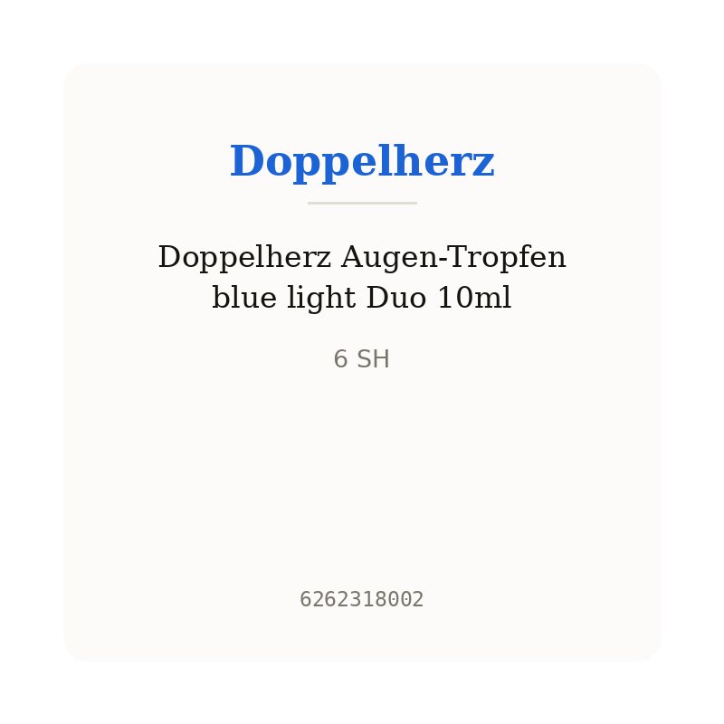 Doppelherz Augen-Tropfen blue light Duo 10ml
