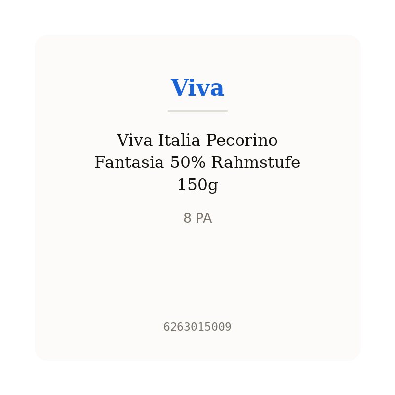 Viva Italia Pecorino Fantasia 50% Rahmstufe 150g