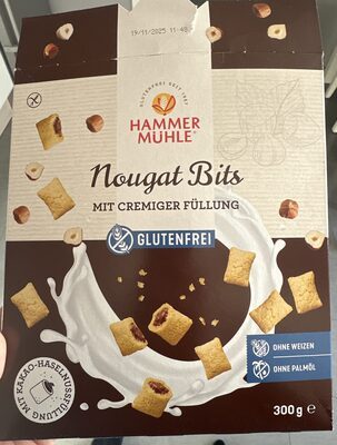 Hammermühle Nougat Bits glutenfrei 300g