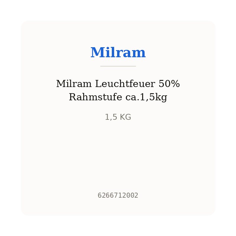 Milram Leuchtfeuer 50% Rahmstufe ca.1,5kg