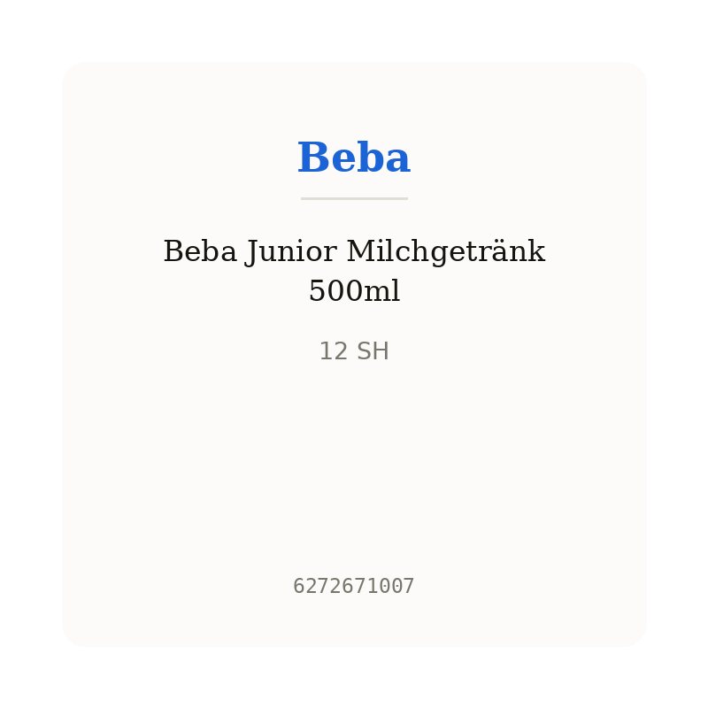Beba Junior Milchgetränk 500ml