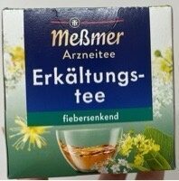 Meßmer Arzneitee Erkältungstee 9ST 16,2g