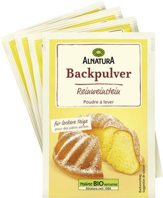 Bio Alnatura Reinweinstein Backpulver 72g