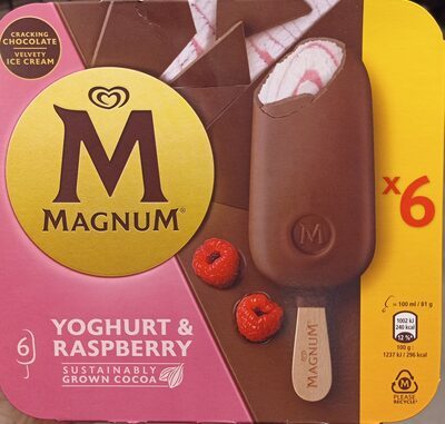 Langnese Magnum Yoghurt&Raspberry 6ST 600ml