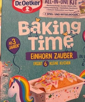 Dr.Oetker Baking Time Einhorn Zauber 300g