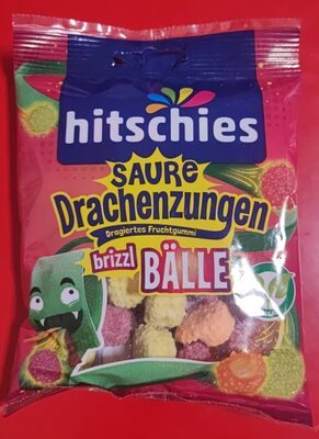 Hitschies Saure Drachenzungen brizzl Bälle 100g