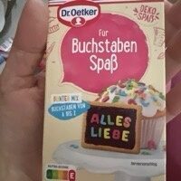 Dr.Oetker Für Buchstaben Spaß Bunter Mix 50g