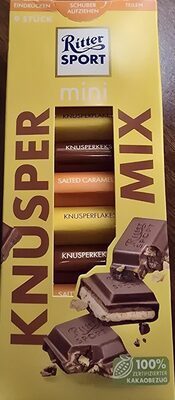 Ritter Sport Mini Knusper Mix Turm 9ST 150g