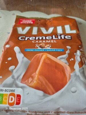 Vivil Creme Life Caramel ohne Zucker 90g