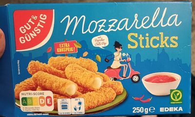 GUT&GÜNSTIG Mozzarella-Sticks 250g