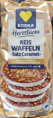 EDEKA Herzstücke Reiswaffel Vollmilch mit Salted Caramel 70g